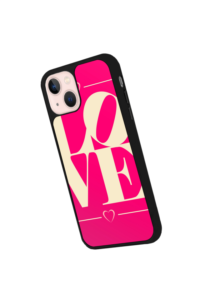 iPhone 15 Uyumlu Love Tasarımlı Glossy Premium Kılıf