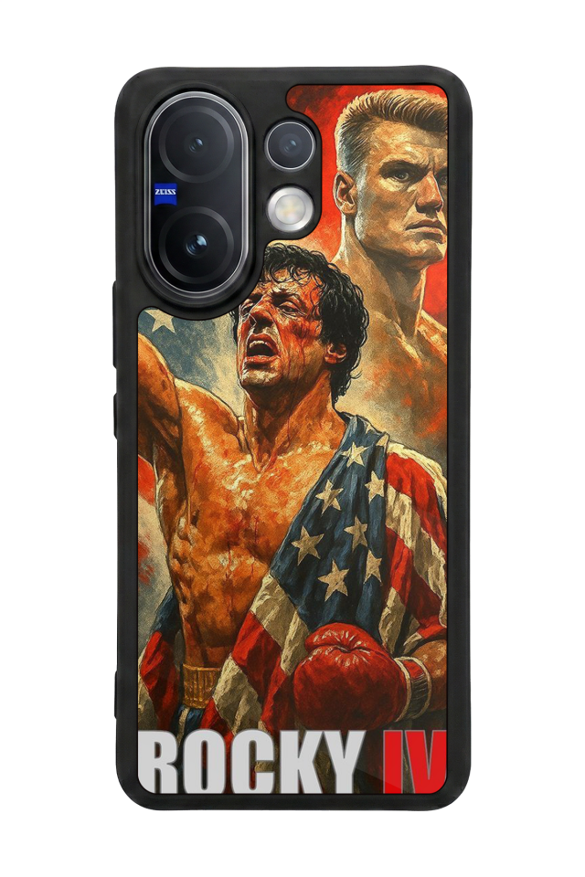 Vivo V60 Uyumlu Rocky Tasarımlı Glossy Premium Kılıf