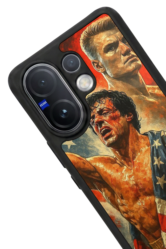 Vivo V60 Uyumlu Rocky Tasarımlı Glossy Premium Kılıf