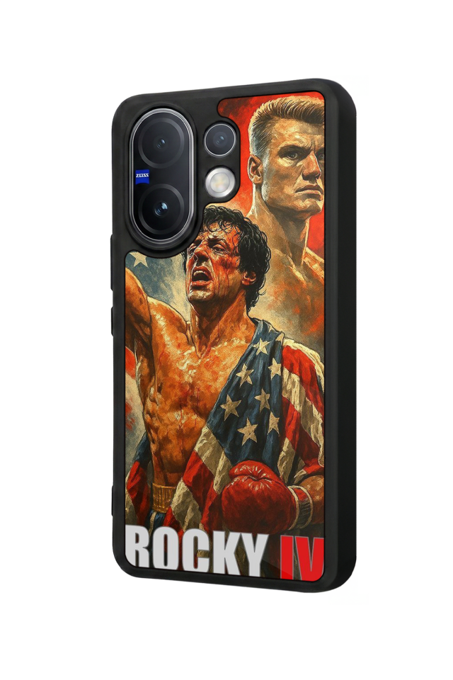 Vivo V60 Uyumlu Rocky Tasarımlı Glossy Premium Kılıf