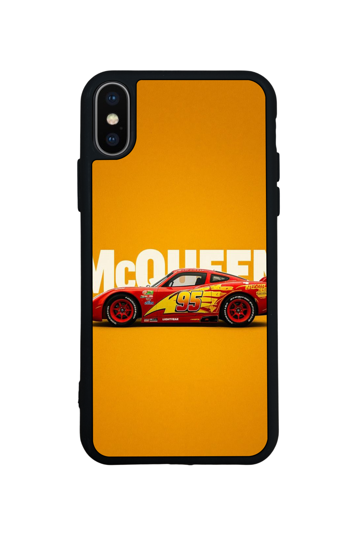 iPhone XS Max Uyumlu Şimsek McQueen Tasarımlı Glossy Premium Kılıf