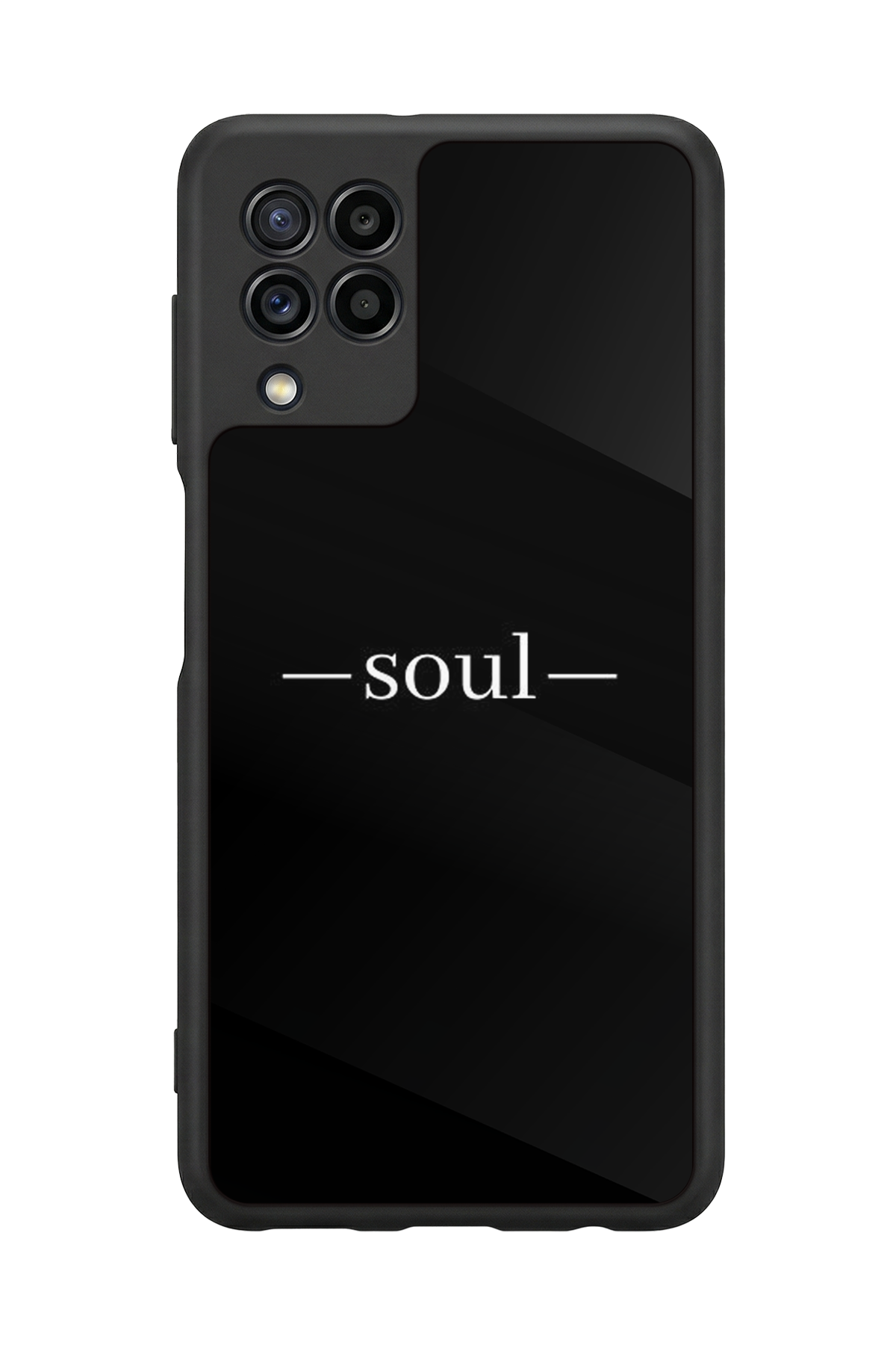 Samsung Galaxy M32 Uyumlu SOUL Tasarımlı Glossy Premium Kılıf