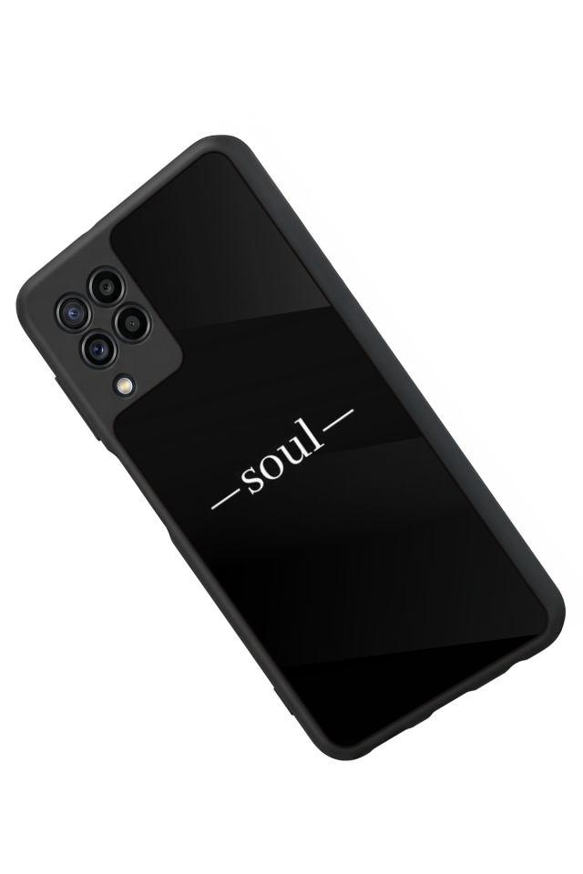 Samsung Galaxy M32 Uyumlu SOUL Tasarımlı Glossy Premium Kılıf