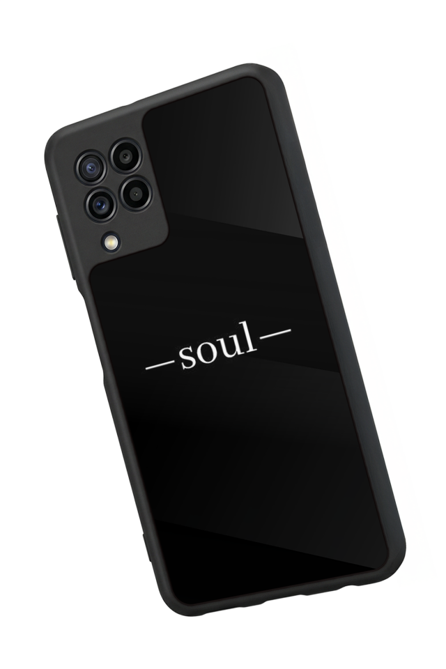 Samsung Galaxy M32 Uyumlu SOUL Tasarımlı Glossy Premium Kılıf
