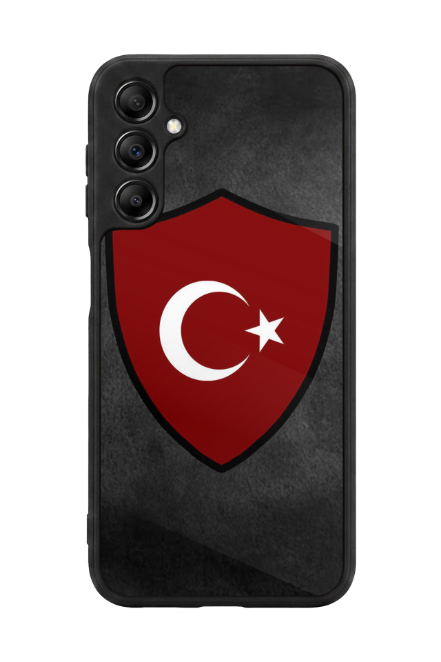 Samsung Galaxy A14 Uyumlu Türk Bayragi Tasarımlı Glossy Premium Kılıf