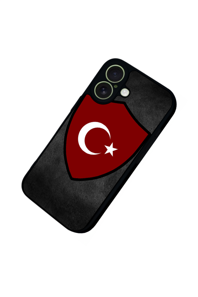 iPhone 17 Uyumlu Türk Bayragi Tasarımlı Glossy Premium Kılıf