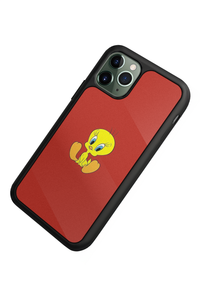 iPhone 11 Pro Uyumlu Tweety Tasarımlı Glossy Premium Kılıf
