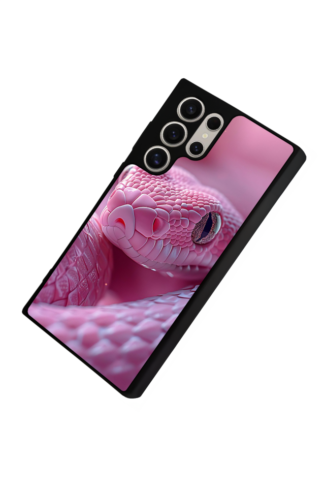 Samsung Galaxy S22 Ultra Uyumlu Yılan Tasarımlı Glossy Premium Kılıf