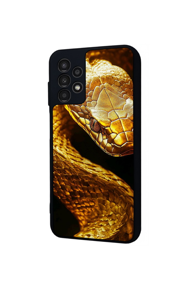 Samsung Galaxy A23 Uyumlu Yılan Tasarımlı Glossy Premium Kılıf