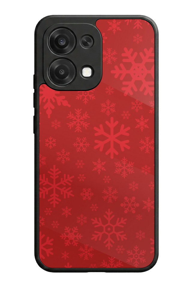 Oppo A6 Pro Uyumlu Yilbasi Christmas Tasarımlı Glossy Premium Kılıf