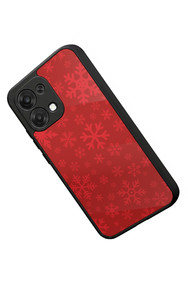 Oppo A6 Pro Uyumlu Yilbasi Christmas Tasarımlı Glossy Premium Kılıf