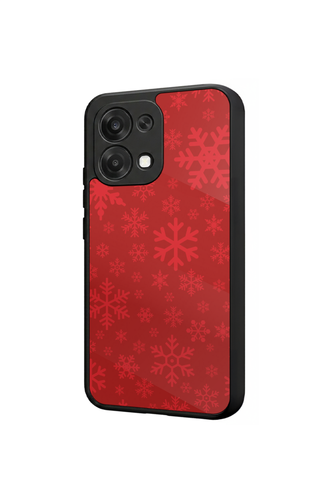 Oppo A6 Pro Uyumlu Yilbasi Christmas Tasarımlı Glossy Premium Kılıf