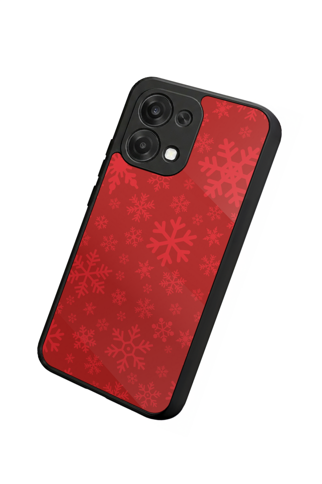 Oppo A6 Pro Uyumlu Yilbasi Christmas Tasarımlı Glossy Premium Kılıf