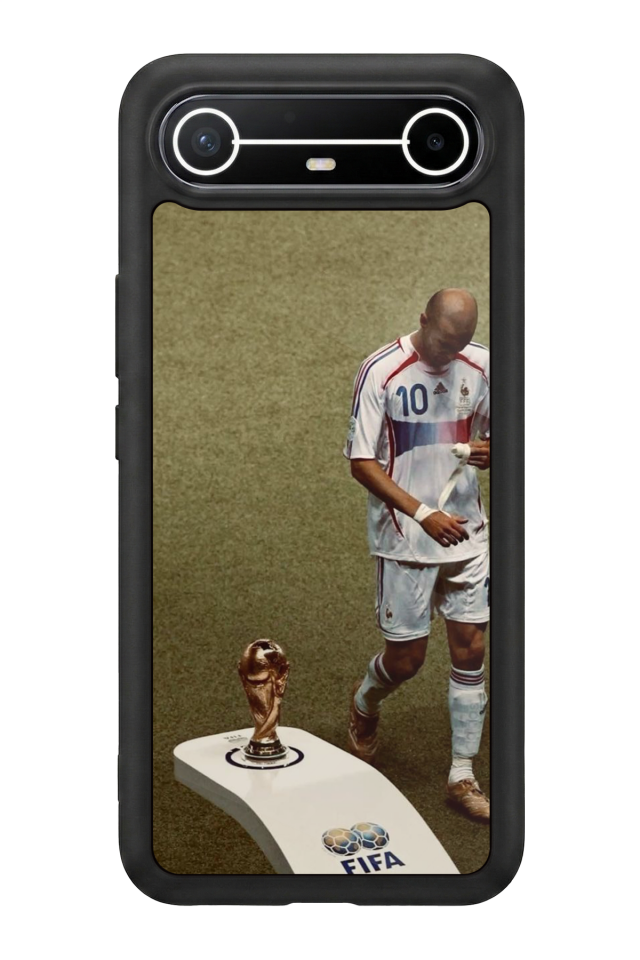 Tecno Spark Slim 5G Uyumlu Zidane Tasarımlı Glossy Premium Kılıf