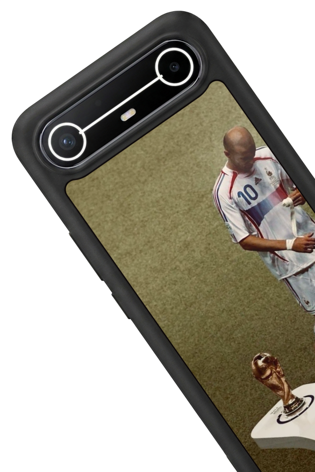 Tecno Spark Slim 5G Uyumlu Zidane Tasarımlı Glossy Premium Kılıf