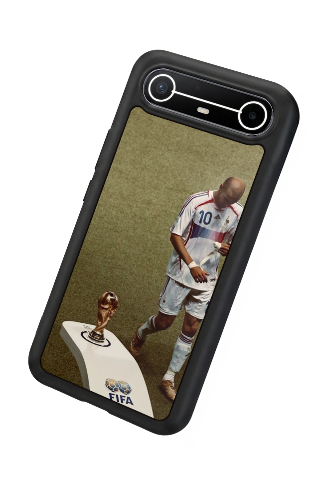 Tecno Spark Slim 5G Uyumlu Zidane Tasarımlı Glossy Premium Kılıf