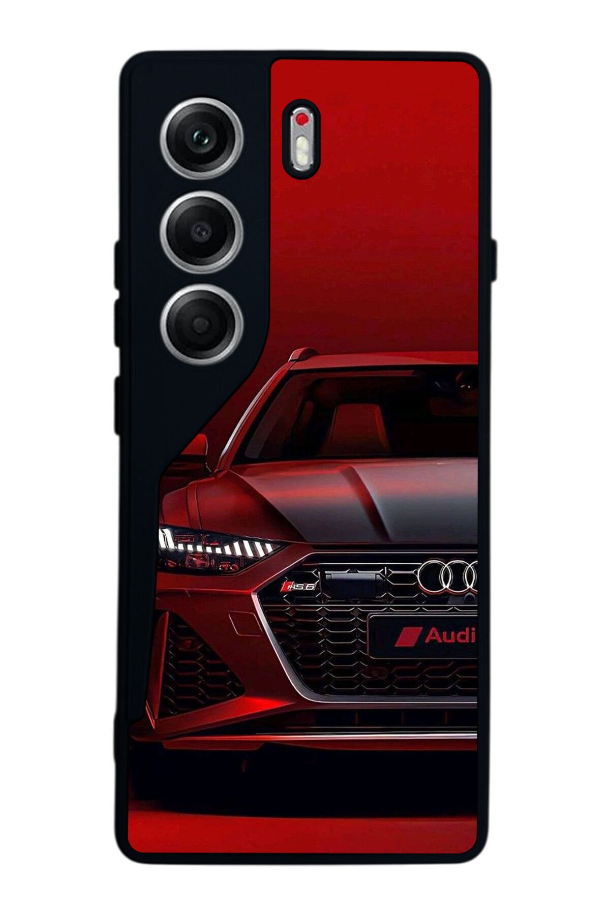 Tecno Camon 40 Uyumlu Audi Tasarımlı Glossy Premium Kılıf