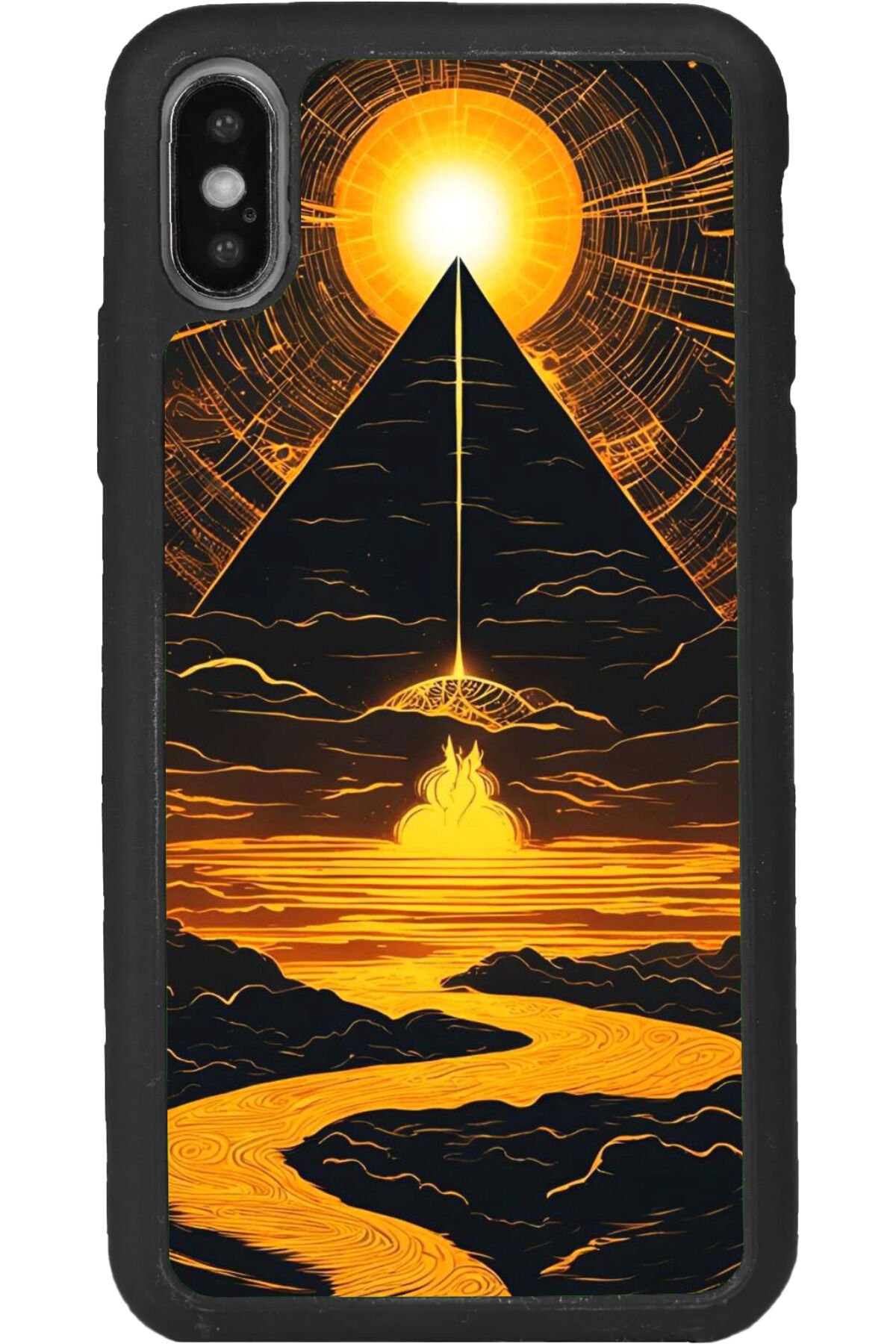 iPhone XS Max Uyumlu Mat Siyah uyumlu Kılıf – Yumuşak Silikon, Koruyucu, Şok Emici Kapak