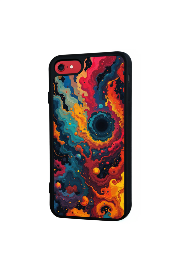 iPhone 8 Uyumlu Abstract Tasarımlı Glossy Premium Kılıf