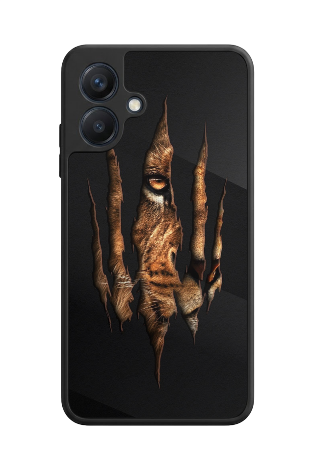 Samsung Galaxy A07 Uyumlu Aslan Tasarımlı Glossy Premium Kılıf