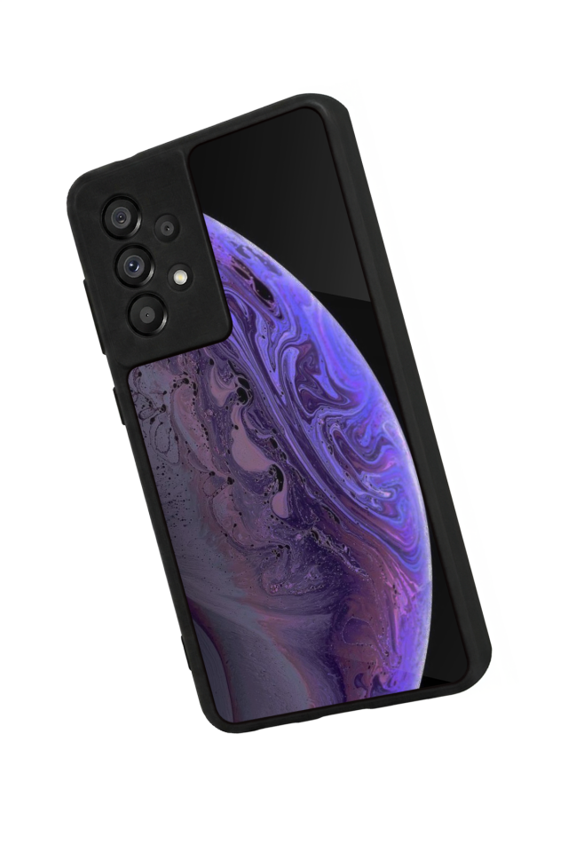 Samsung Galaxy A73 Uyumlu Ay Tasarımlı Glossy Premium Kılıf