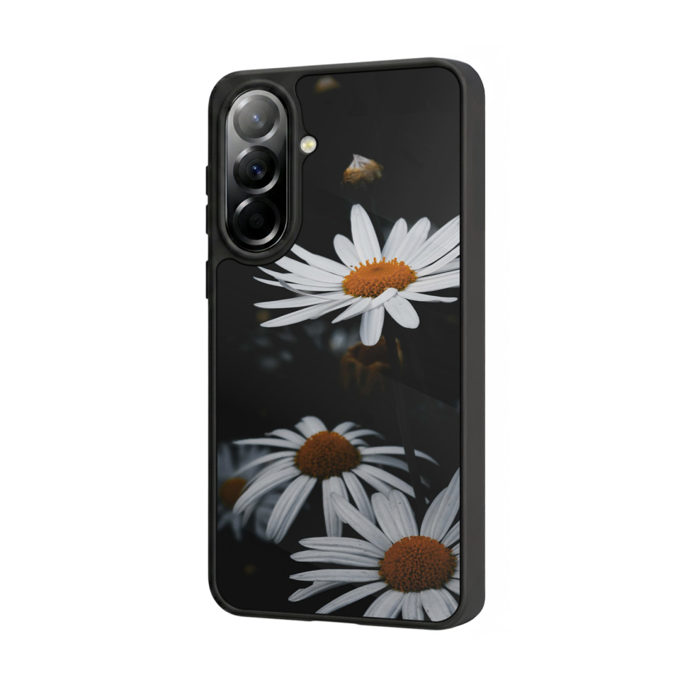 Samsung Galaxy A37 Uyumlu Cicek Tasarımlı Glossy Premium Kılıf