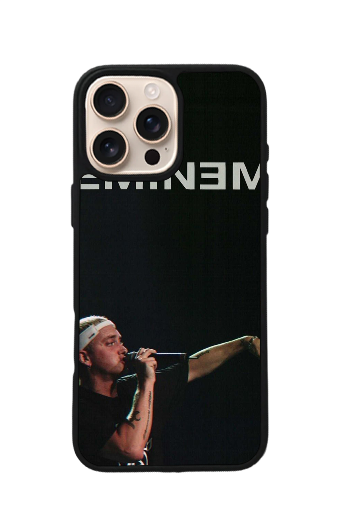 iPhone 16 Pro Max Uyumlu Eminem Tasarımlı Glossy Premium Kılıf