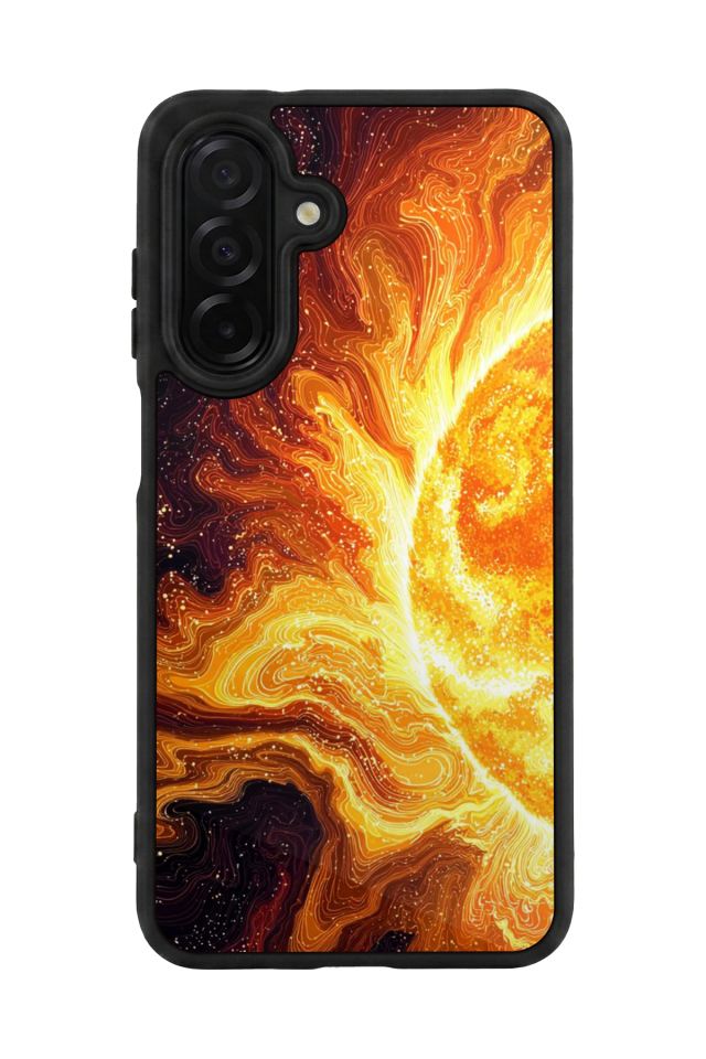 Samsung Galaxy A56 Uyumlu Güneş Tasarımlı Glossy Premium Kılıf