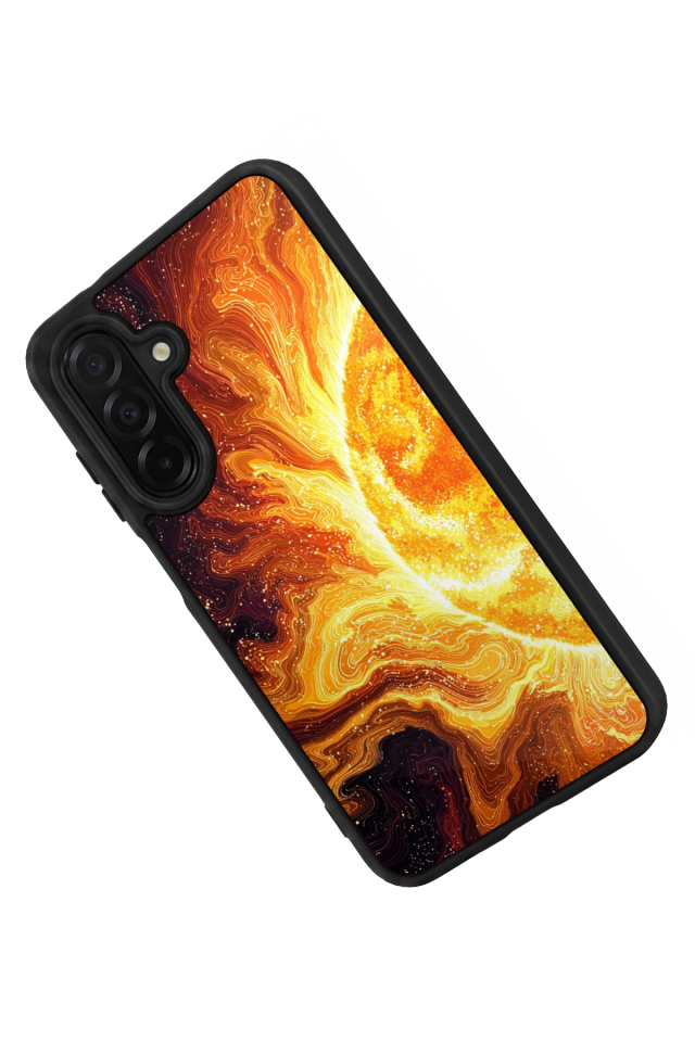 Samsung Galaxy A56 Uyumlu Güneş Tasarımlı Glossy Premium Kılıf