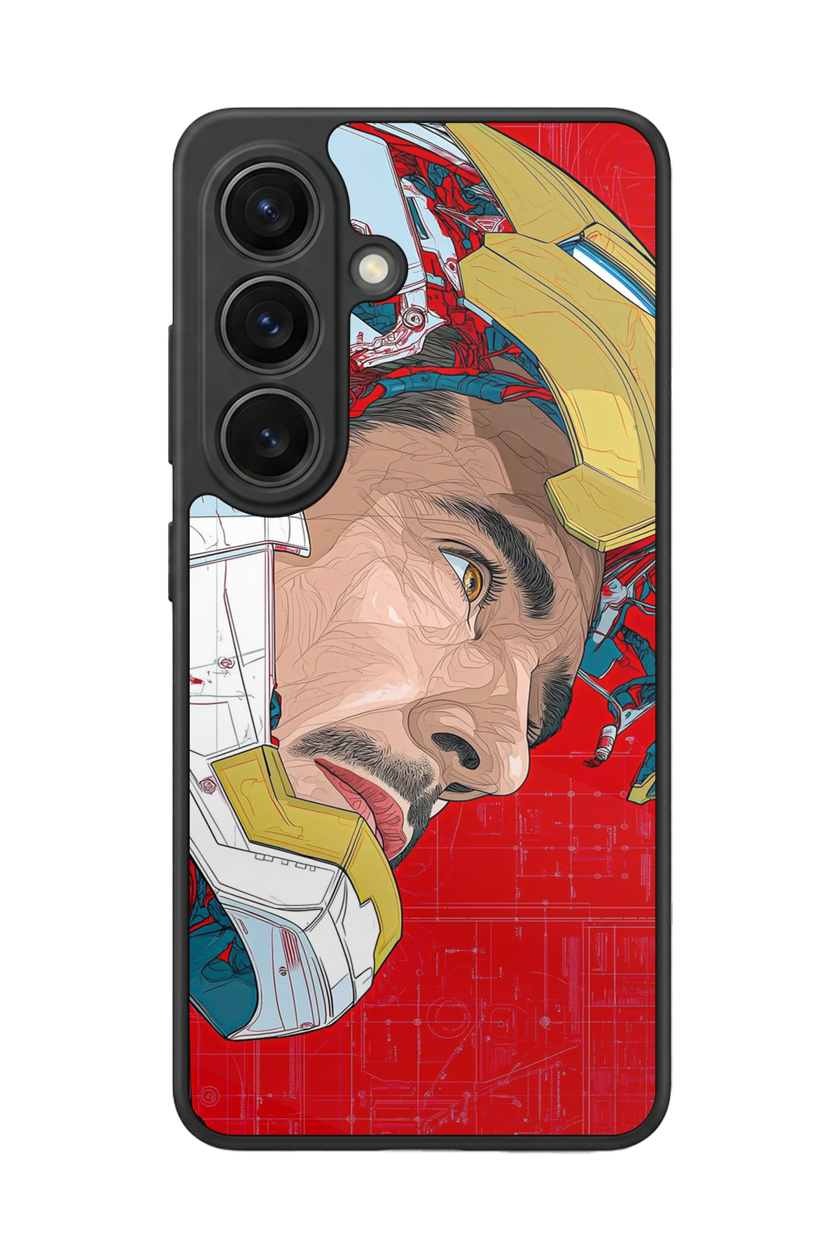Samsung Galaxy S26 Uyumlu Iron Man ( Demir Adam ) Tasarımlı Glossy Premium Kılıf