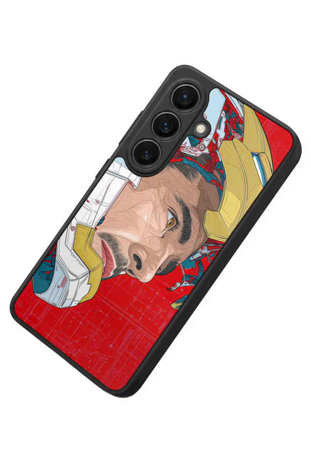 Samsung Galaxy S26 Uyumlu Iron Man ( Demir Adam ) Tasarımlı Glossy Premium Kılıf