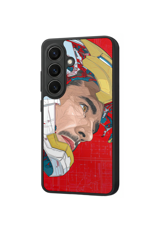 Samsung Galaxy S26 Uyumlu Iron Man ( Demir Adam ) Tasarımlı Glossy Premium Kılıf