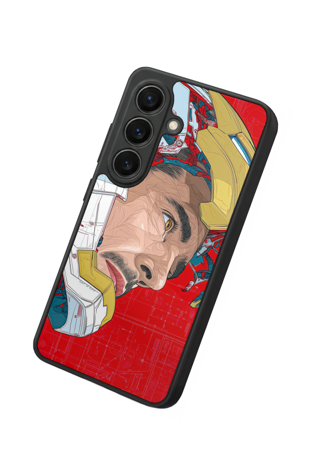 Samsung Galaxy S26 Uyumlu Iron Man ( Demir Adam ) Tasarımlı Glossy Premium Kılıf