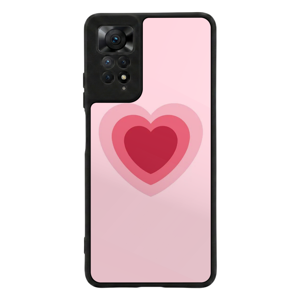 Xiaomi Redmi Note 11 Pro Uyumlu Kalp Love Tasarımlı Glossy Premium Kılıf