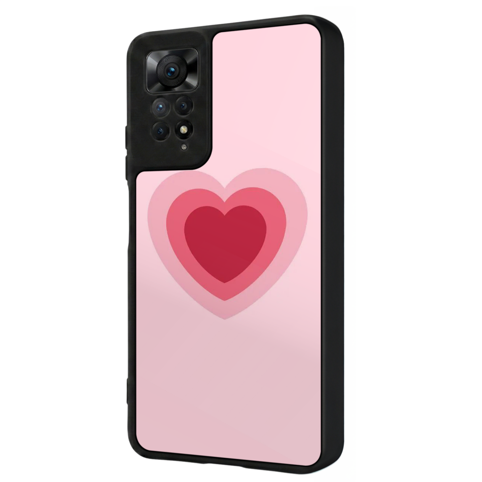 Xiaomi Redmi Note 11 Pro Uyumlu Kalp Love Tasarımlı Glossy Premium Kılıf