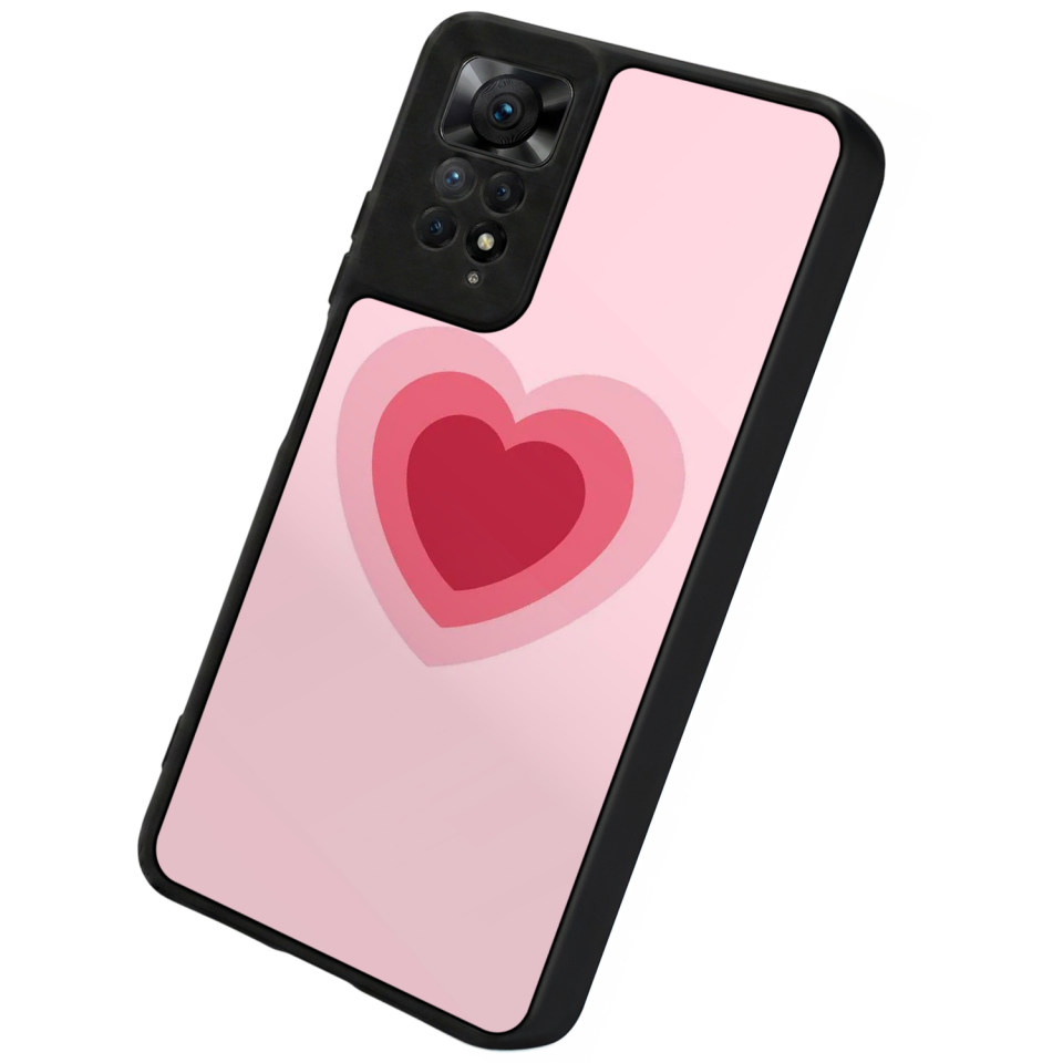 Xiaomi Redmi Note 11 Pro Uyumlu Kalp Love Tasarımlı Glossy Premium Kılıf