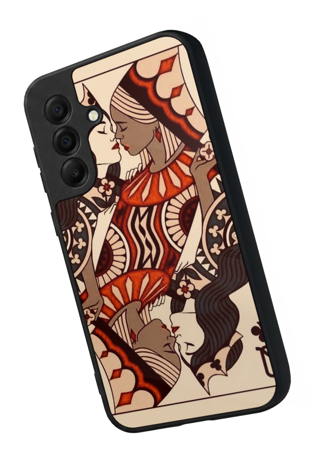 Samsung Galaxy A17 Uyumlu Kalp Love Tasarımlı Glossy Premium Kılıf