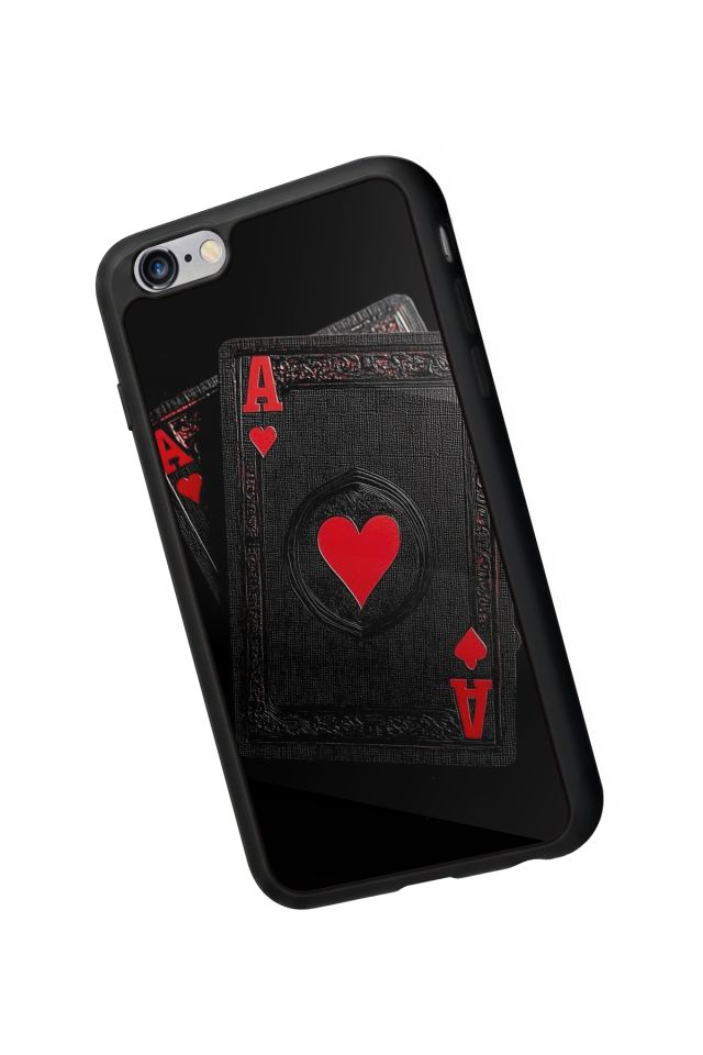 iPhone 6 Plus Uyumlu Kart Tasarımlı Glossy Premium Kılıf