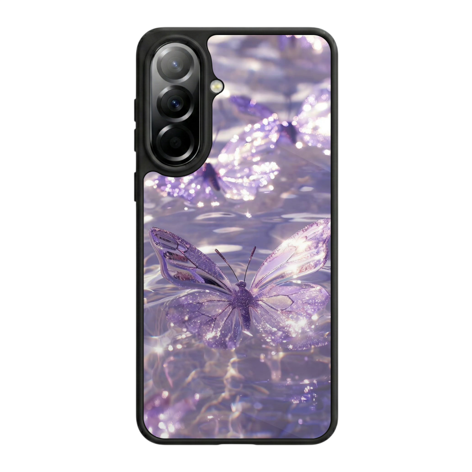 Samsung Galaxy A57 Uyumlu Kelebek Tasarımlı Glossy Premium Kılıf