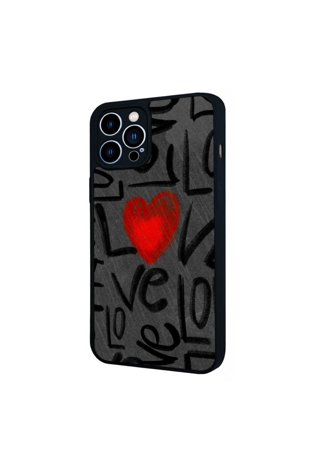 iPhone 13 Pro Max Uyumlu Love Tasarımlı Glossy Premium Kılıf