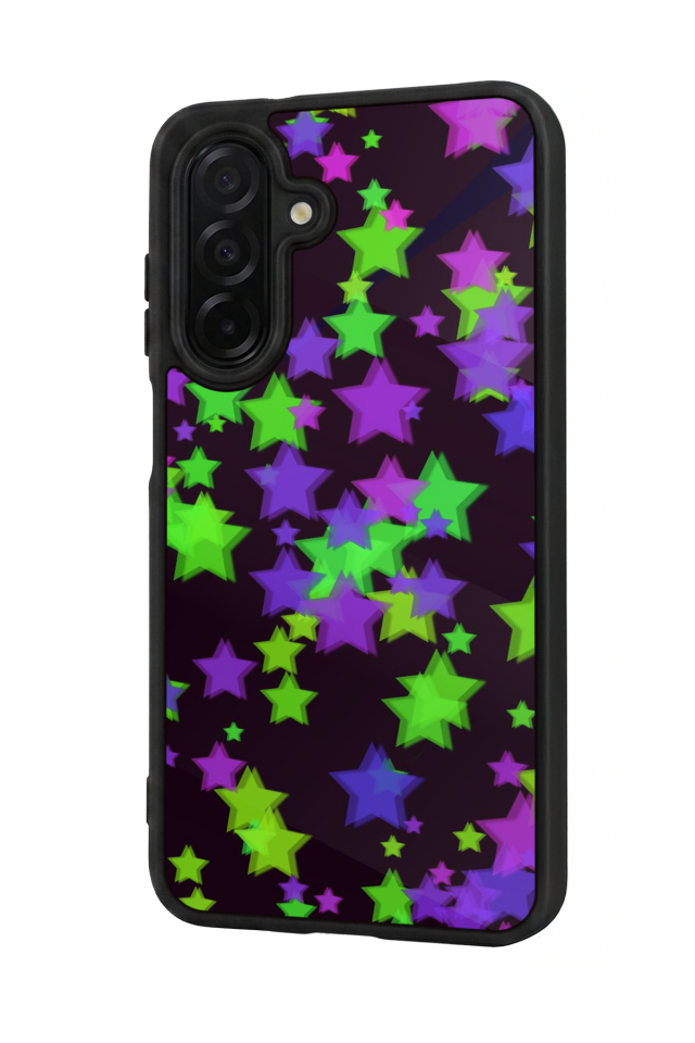 Samsung Galaxy A36 Uyumlu Retro Yildizlar Tasarımlı Glossy Premium Kılıf