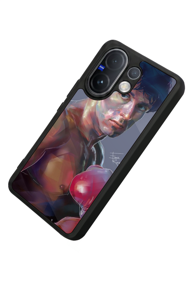 Vivo V60 Uyumlu Rocky Tasarımlı Glossy Premium Kılıf
