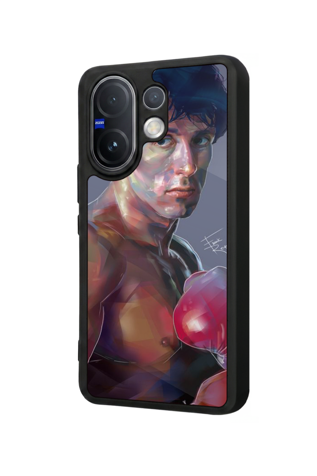 Vivo V60 Uyumlu Rocky Tasarımlı Glossy Premium Kılıf