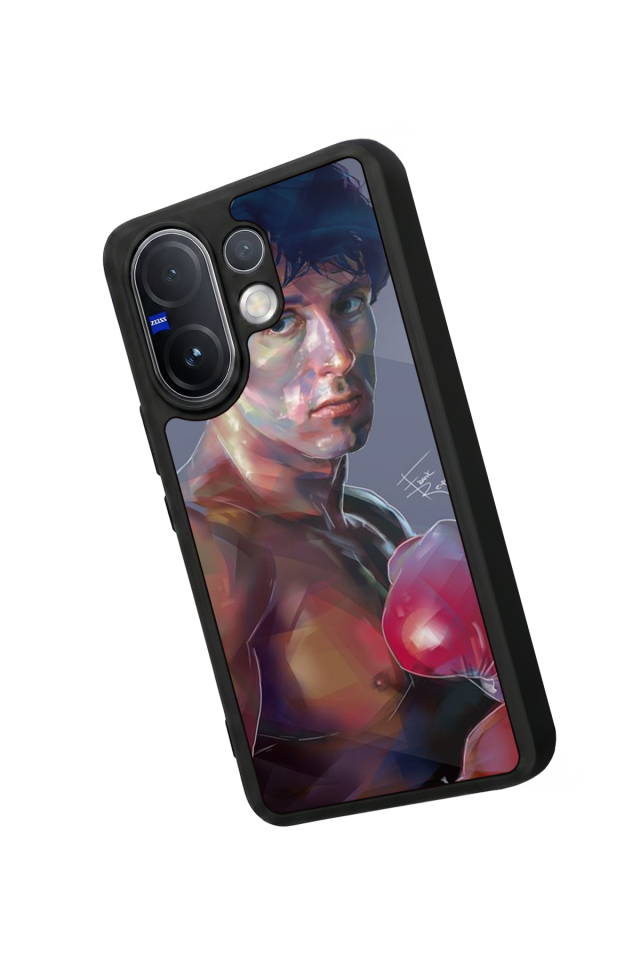 Vivo V60 Uyumlu Rocky Tasarımlı Glossy Premium Kılıf