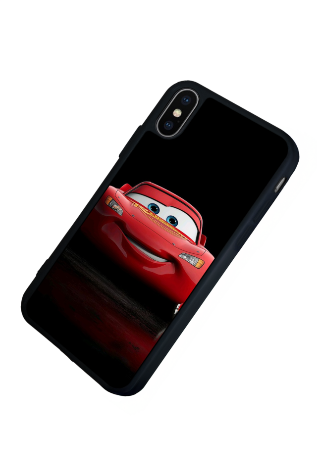 iPhone XS Max Uyumlu Şimsek McQueen Tasarımlı Glossy Premium Kılıf