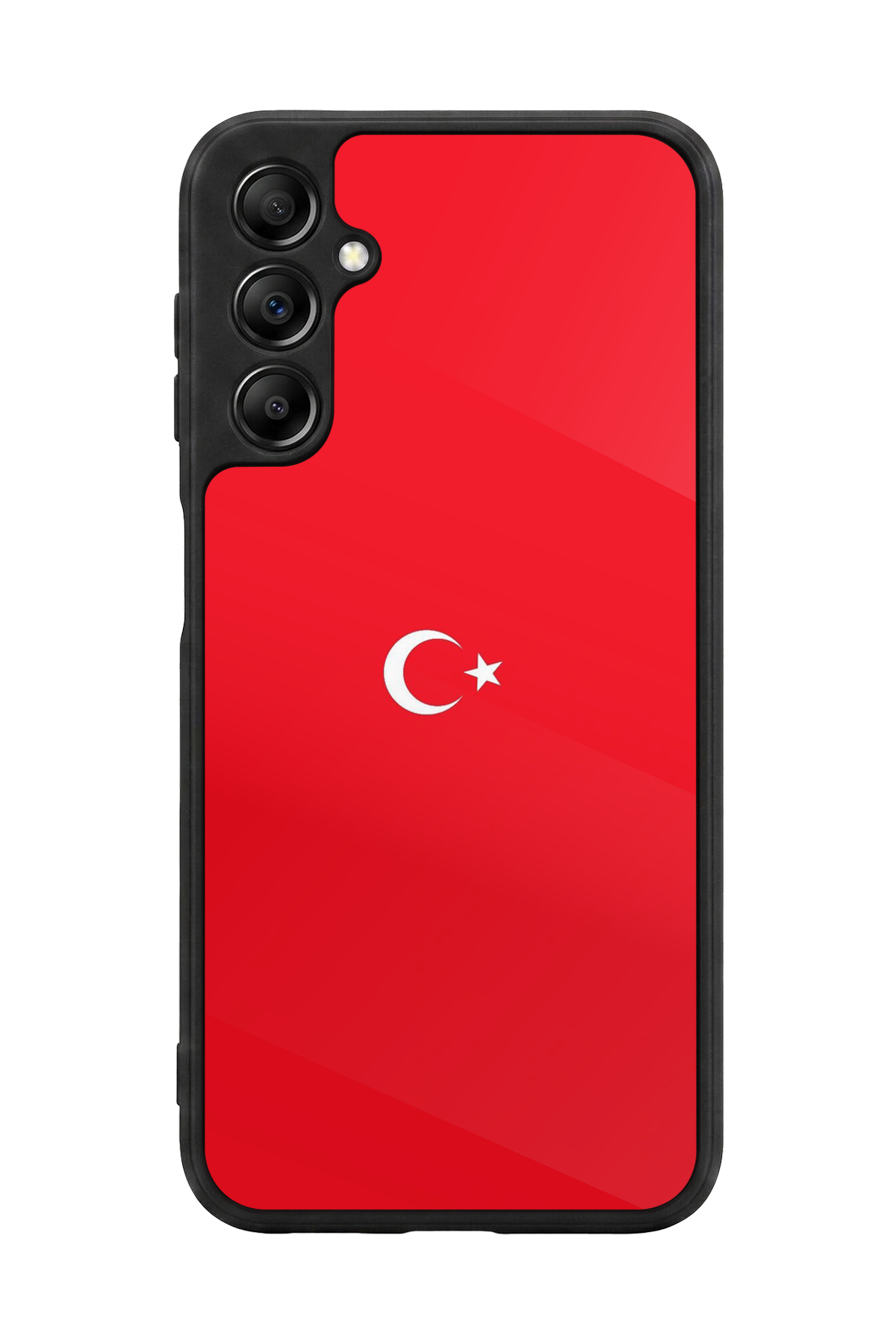 Samsung Galaxy A14 Uyumlu Türk Bayragi Tasarımlı Glossy Premium Kılıf