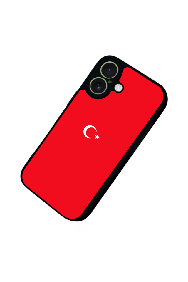 iPhone 17 Uyumlu Türk Bayragi Tasarımlı Glossy Premium Kılıf