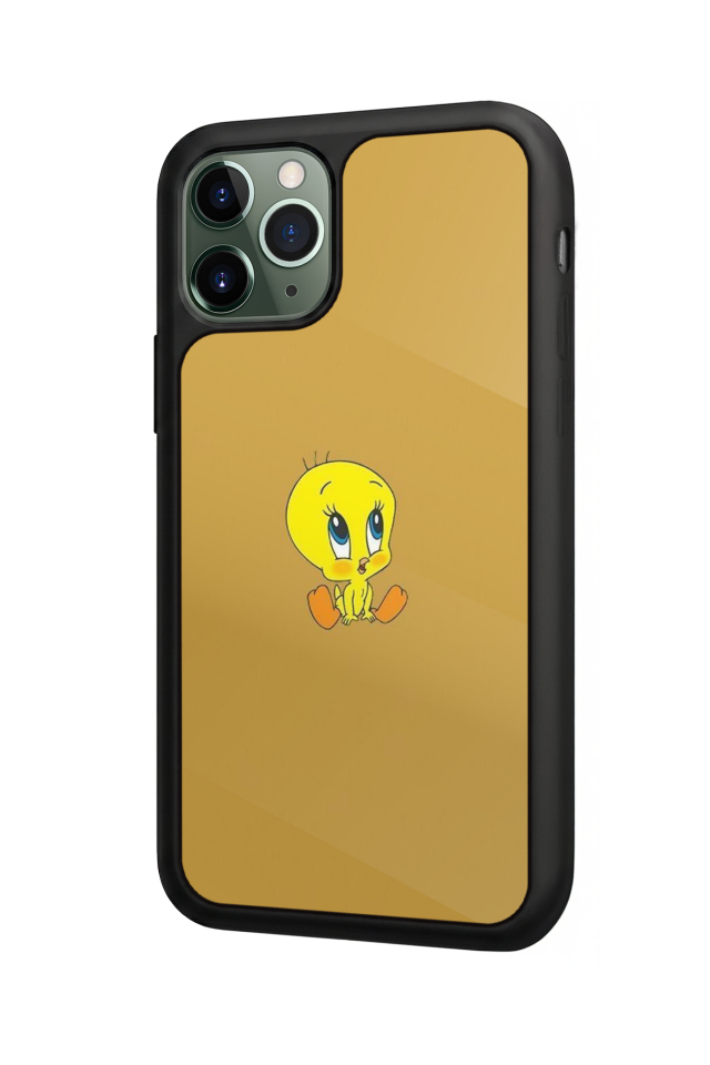 iPhone 11 Pro Uyumlu Tweety Tasarımlı Glossy Premium Kılıf