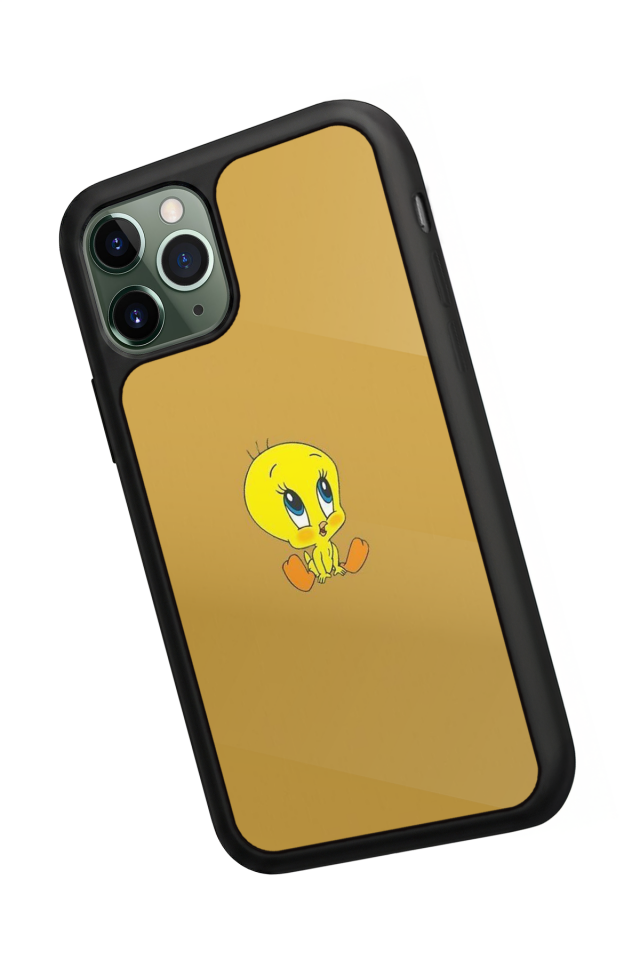 iPhone 11 Pro Uyumlu Tweety Tasarımlı Glossy Premium Kılıf
