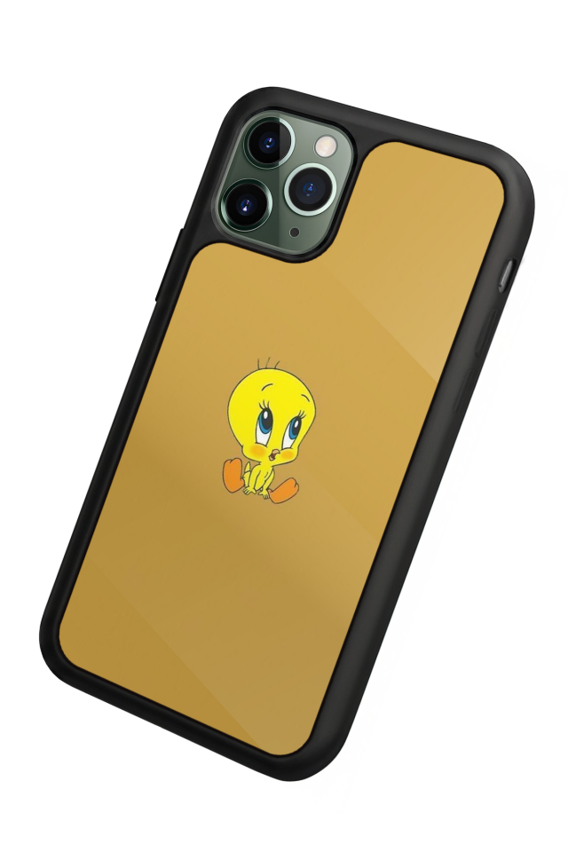 iPhone 11 Pro Uyumlu Tweety Tasarımlı Glossy Premium Kılıf